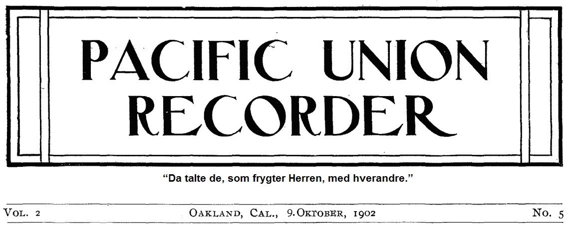 Pacific Union Recorder